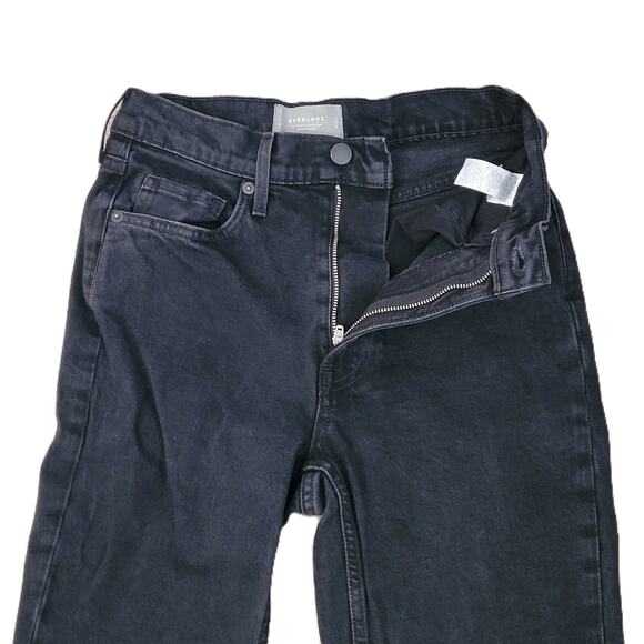 Everlane The Original Cheeky Jean‎ Washed Black Womens Size 25 Crop - Picture 4 of 11